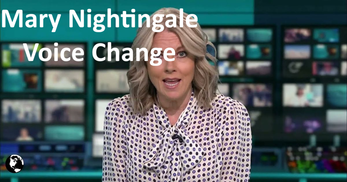 Mary Nightingale Voice Change