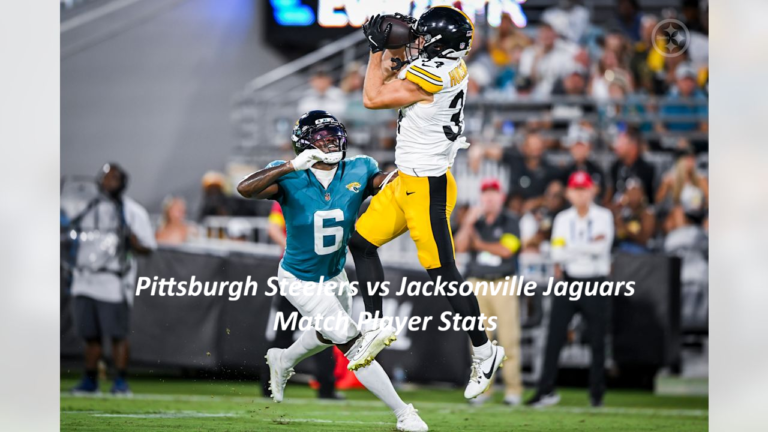 Pittsburgh Steelers vs Jacksonville Jaguars Match Player Stats