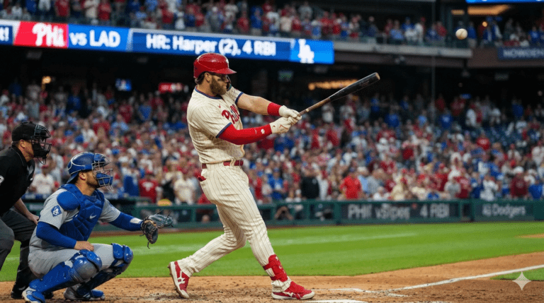 Phillies vs Dodgers Match Player Stats